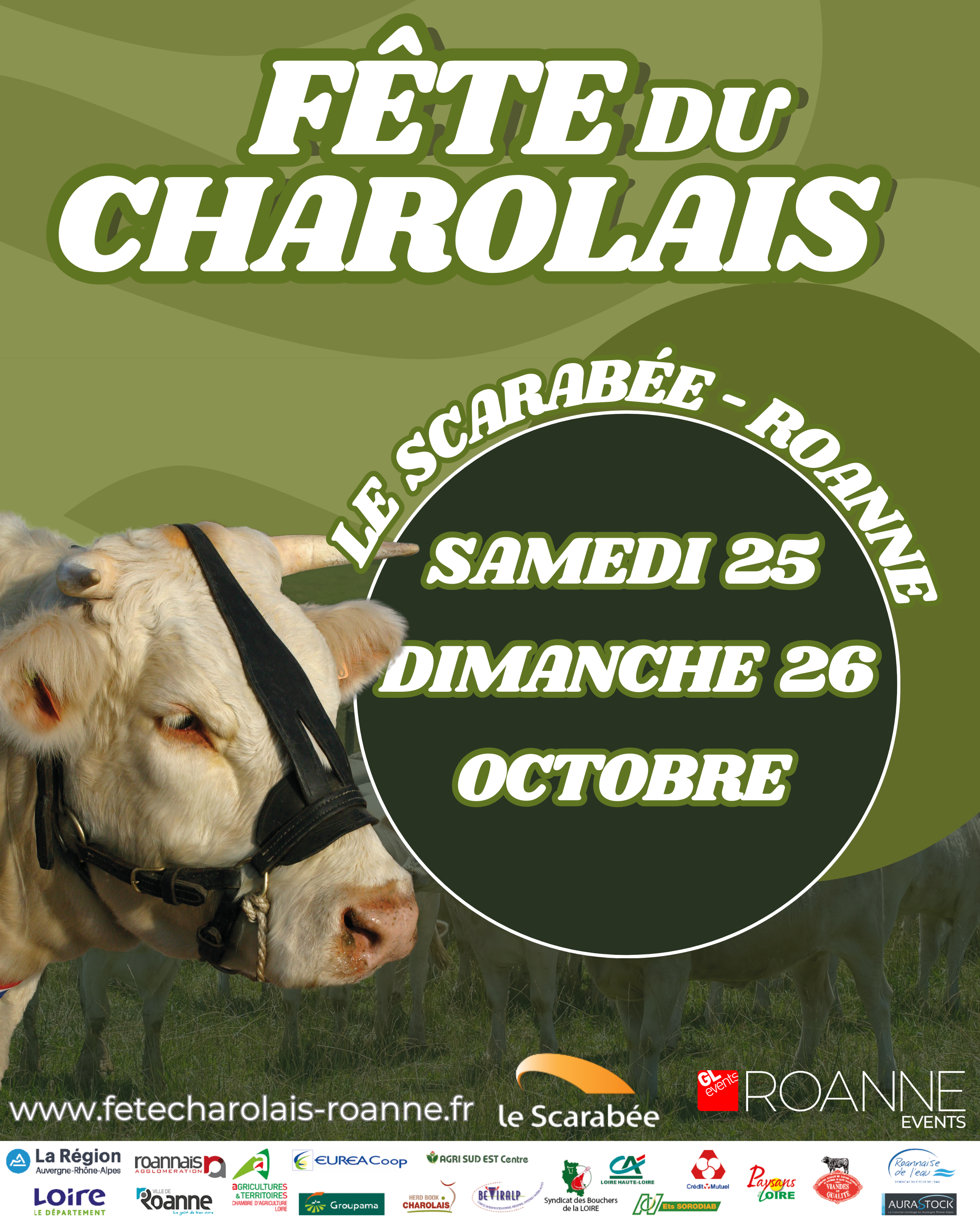 affiche fête du charolais